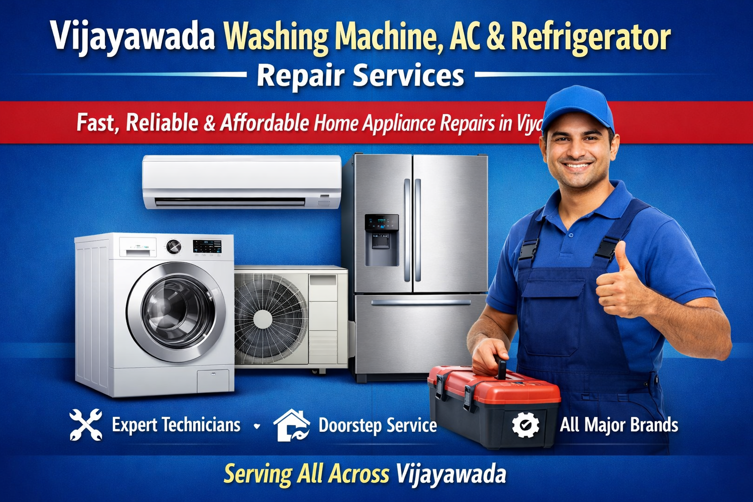 vijayawada washing machine, ac and fridge repair